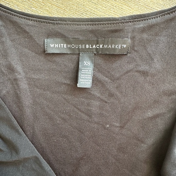 White House Black Market Black Sleeveless Blouse - Picture 2 of 7